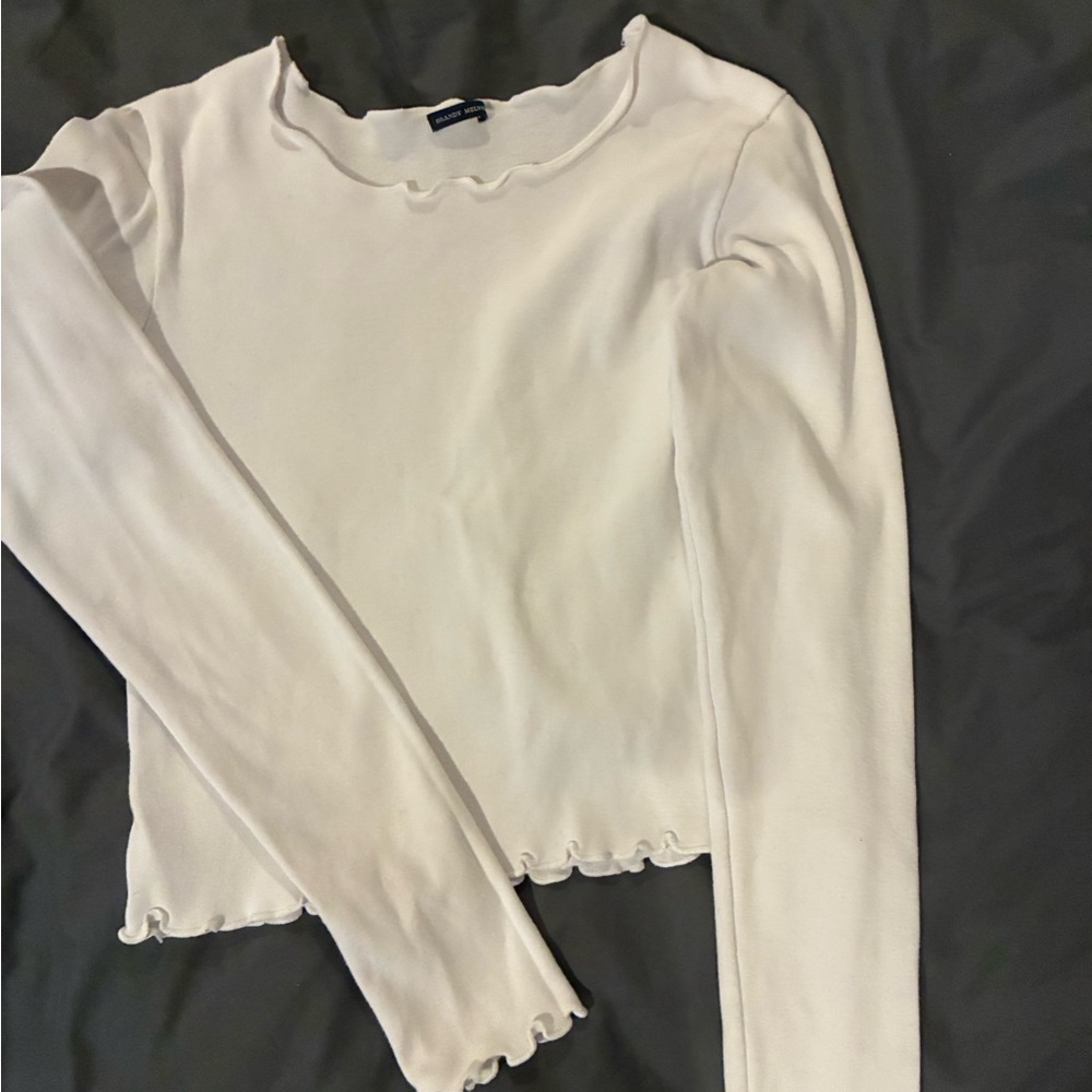 Assorted tops by Brandy Melville - floral, white and sage green - Picture 8 of 8